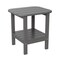 Flash Furniture Gray 2 Tier Adirondack Style Patio Side Table LE-HMP-1035-1517H-GY-GG - alternate 6